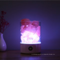 Розовый хрустальный камень натуральный рок USB Night Light
